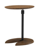 Ekornes Stressless Ellipse Table with Adjustable Height in Teak Wood