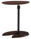 Ekornes Stressless Ellipse Table with Adjustable Height in Brown Wood