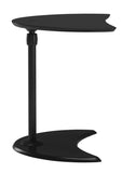Ekornes USB Table A End Table with a Black Top, Stem, and Base