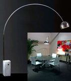 Ital Studio 8088 Arco Floor Lamp in White Marble