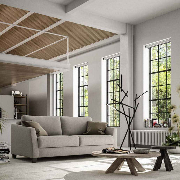 The Monika is Luonto’s most contemporary and best-selling creation. The transitional slope-angled structure of each arm allows the Monika King Sofa Sleeper to be unique. As usual, to fulfill Luonto’s commitment practicality, Luonto has provided plenty of rest space and a terrific transitional design to save living space.