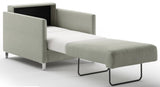 The Elfin is Luonto’s most contemporary and practical design. The slim structure of each arm allows the Elfin Cot Chair Sleeper to be unique. As usual, to fulfill Luonto’s commitment of practicality, Luonto has provided plenty of rest space and a terrific transitional design to save living space.