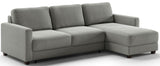 The Hampton is Luonto’s most modern and practical design. The smooth structure of each track arm allows the Hampton Queen Sectional Sleeper to embody its uniqueness. As usual, Luonto has provided plenty of rest space and additional storage space beneath the seating to fulfill their commitment to practicality.