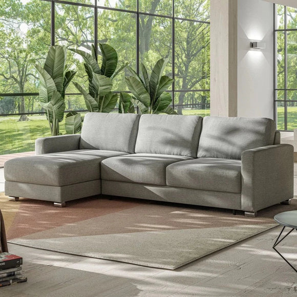 The Hampton is Luonto’s most modern and practical design. The smooth structure of each track arm allows the Hampton Queen Sectional Sleeper to embody its uniqueness. As usual, Luonto has provided plenty of rest space and additional storage space beneath the seating to fulfill their commitment to practicality.