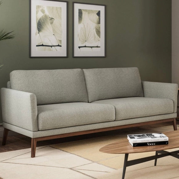 The Viola is Luonto’s most contemporary design. The Viola Sofa composes of an all-around slim structure. To complement the contemporary design of the Viola, Luonto has paired it with an updated wooden base and slim walnut-stained rods.