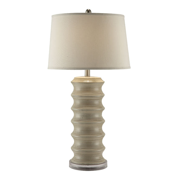 Anthony California 364 T ceramic and has a taupe lamp shade