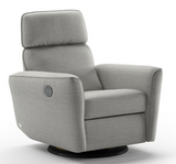 The Welted is Luonto’s most supportive and modern recliner chair. The detailed welting on each arm allows the Welted to be unique. As always, to fulfill Luonto’s commitment to quality and practicality, Luonto has built the Welted with a 2-way adjustable headrest and a swivel glider base, and if purchased in the battery powered mode, a terrific remote-controlled transitional design. 