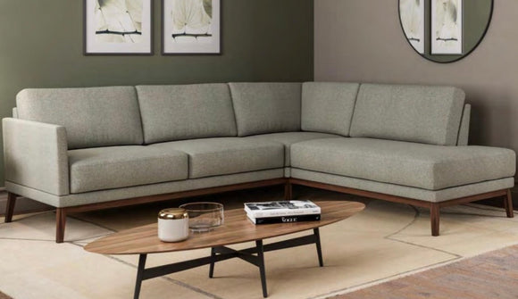 The Viola is Luonto’s most contemporary design. The Viola Sectional composes of an all-around slim structure. To complement the contemporary design of the Viola, Luonto has paired it with an updated wooden base and slim walnut-stained rods.