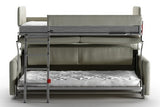 The Elevate is Luonto's most modern technological achievement. As always, with the commitment to practicality, Luonto has ensured that the transition from the seated position to the resting position can be accomplished in as few steps as possible while still ensuring safety. Luonto has included straps to maintain the bedding of the Elevate along with a zipper compartment to maintain the pillows of the Elevate while in the bunk bed position.