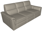 Natuzzi C176 Amorevole Power Reclining Sofa