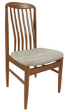 Sun Cabinet BL10 Dining Chair in Cherry with New Beige Fabric Seat