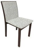 Skovby SM 90 Dining Chair with a Papago Fabric Seat and Walnut Legs