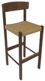 Sun Cabinet BL24 Barstool in Walnut with Rope Seat