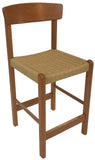 Sun Cabinet BL24 Counter Stool in Cherry with Rope Seat