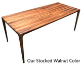 Artisan Bosnia Latus Dining Table in Walnut