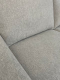 Lazar Soho Sofa Sonoma 12 Balsa Soft Grey Fabric; Brown Walnut Legs