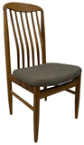 Sun Cabinet BL10 Dining Chair in Teak; Earth Fabric Penfold 6
