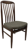 Sun Cabinet BL10 Dining Chair in American Walnut; Earth Fabric Penfold 6