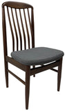 Sun Cabinet BL10 Dining Chair in American Walnut; Light Grey Fabric Penfold 33