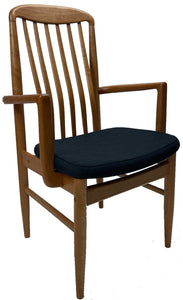 Sun Cabinet BL10 Armchair in Teak with Beige Fabric Seat