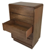 Sun Cabinet 813010 High Chest with Soft Edges in Walnut