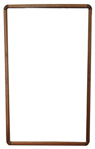 Wall Mirror With Teak Frame By Sun Cabinet