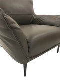 Kuka 5276 Occasional Chair in Beige Leather