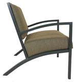 Amisco Rome 30426 Occasional Chair with Wheat Fabric and Metal Legs