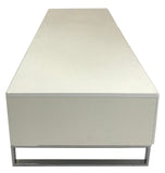 IMS Life TV Stand in White High Gloss and Metal