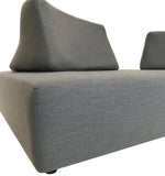 Ital Studio 91298 Maui Outdoor Sofa in Grey Water Draining Fabric