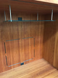 Vintage Snedeker Entertainment Unit 350 in a Cherry Wood and Glass