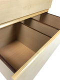 Westergaard 63003 3 Drawer File in Maple and Sterling