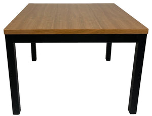 Vejle 601 End Table in Cherry and Black Steel