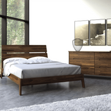 Copeland Furniture Linn LNN-60-94 Double Dresser in Natural Walnut