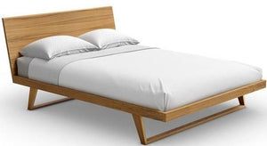 Mobican Malta Contemporary Queen Bed in Teak Wood