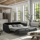 The Monika is Luonto’s most contemporary and best-selling creation. The transitional slope-angled structure of each arm allows the Monika Queen Loveseat Sleeper to be unique. As usual, to fulfill Luonto’s commitment practicality, Luonto has provided plenty of rest space and a terrific transitional design to save living space.