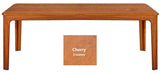 Skovby SM 27 Dining Table in Lacquered Cherry with 3 Extension Leaves