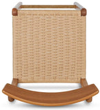 Sun Cabinet BL24 Barstool in Teak with Rope Seat