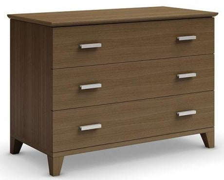 Mobican Sapporo Single Dresser in Walnut with Three Drawers