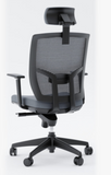 BDI Furniture TC-223 DHF Grey Mesh Office Chair Black Base Office Chair Height Adjustable Ergonomic