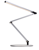Koncept Z-Bar Slim Table Lamp in Silver