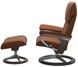 Ekornes Stressless Admiral Large Signature Recliner with Ottoman