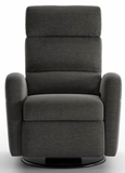 The Sloped is Luonto’s most supportive and modern recliner chair. Each arm is crafted into a beautiful sloped design, allowing the Sloped to be unique. As always, to fulfill Luonto’s commitment to quality and practicality, Luonto has built the Sloped with a 4-way adjustable headrest and a swivel glider base, and if purchased in the battery powered mode, a terrific remote-controlled transitional design. 