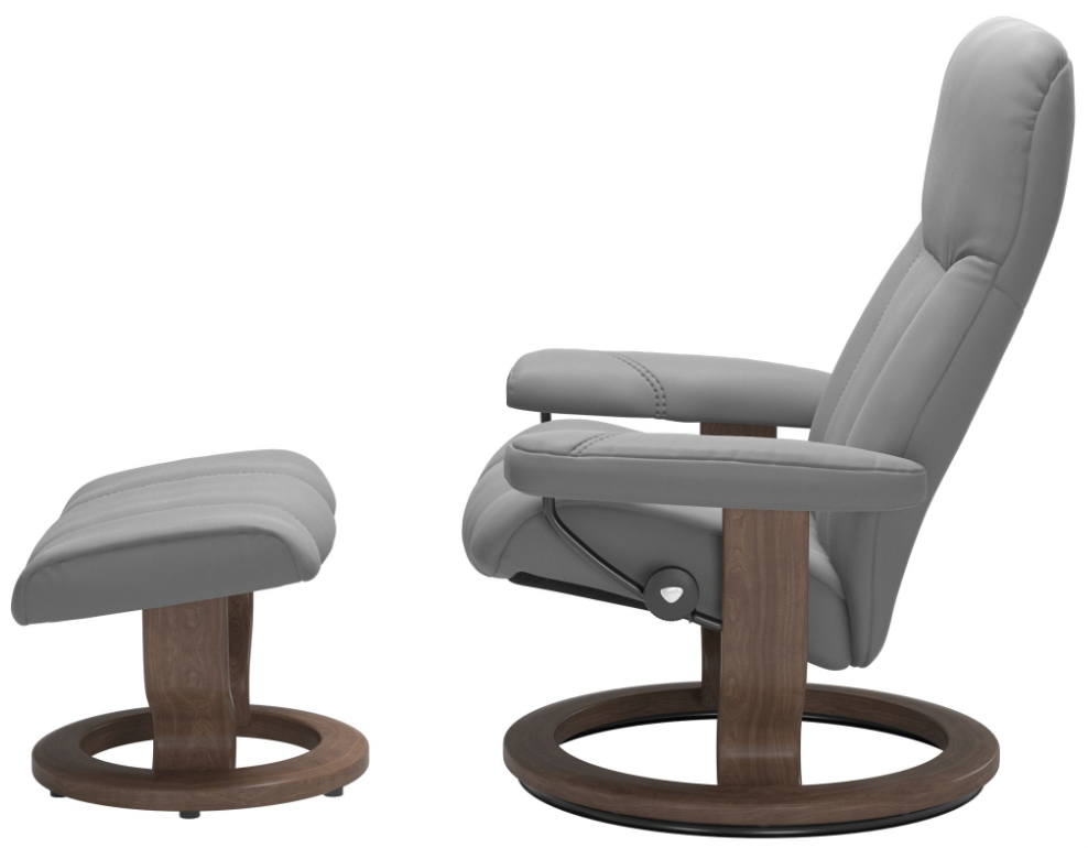 Ekornes Stressless Consul Large Classic Recliner with Ottoman Ekornes Stressless Consul Large Classic Recliner with Ottoman