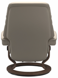 Ekornes Stressless Sunrise Small Classic New Sit Recliner with Ottoman