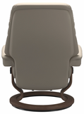 Ekornes Stressless Sunrise Large Classic New Sit Recliner with Ottoman