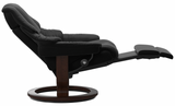 Ekornes Stressless Reno Large Classic New Sit Power Recliner With Ottoman