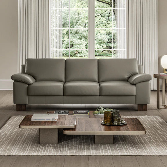 The Poet is one of Luonto’s most heavy-duty creations. The Poet Sofa composes of an all-around thick frame. To hold up the heavy-duty built of the Poet, Luonto has paired it with four thickset walnut-stained stocks.