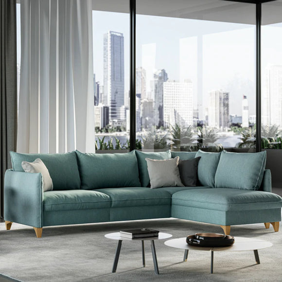 The Flipper Sectional is Luonto's boldest and most practical creation. The robust structure of each leg gives height to the Flipper Sectional, allowing it to be unique. As usual, Luonto has provided plenty of rest space and additional storage space underneath the seating to fulfill their promise of practicality.