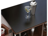 BDI Furniture Corridor Bar Charcoal Black Glass